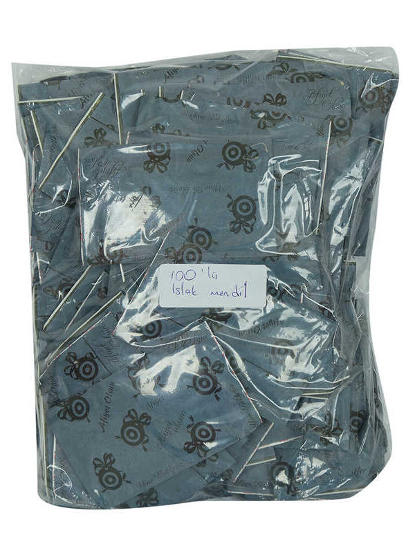 Tek Kullanımlık Paketli Islak Mendil Kolonyalı Esanslı 100  1 Paket