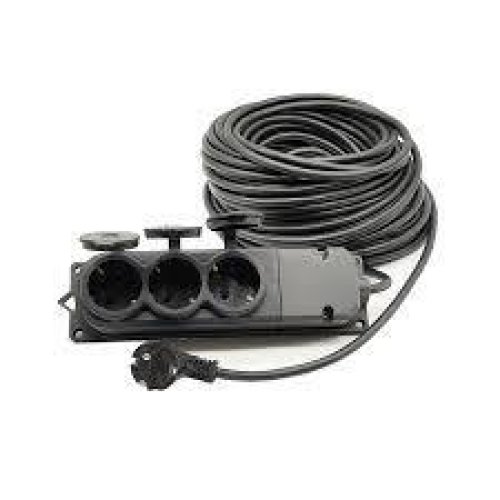 01556 10 Metre Grup Prizli Uzatma 3X2,5 Kablo