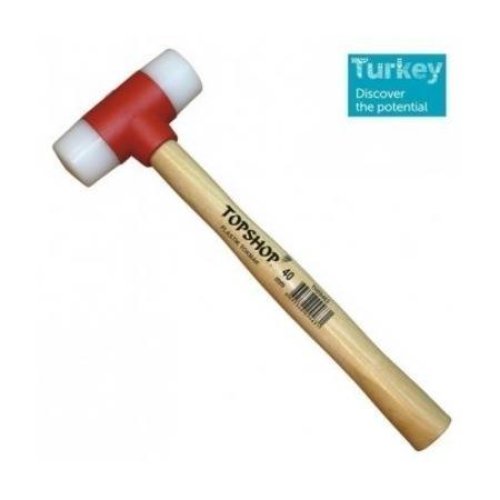 09463  Saplı Plastik Tokmak 40 mm