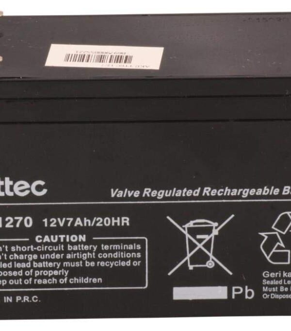 TTEC 12V 7 AH Kuru Bakımsız Akü