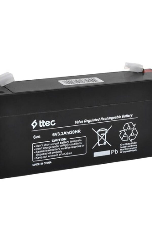 TTEC 6V 3.2 AH Kuru Bakımsız Akü