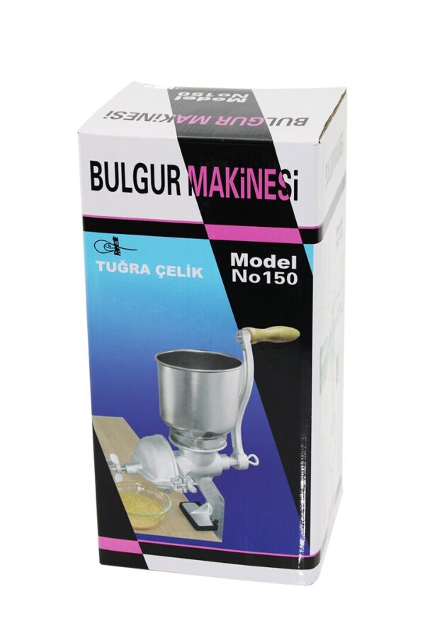 TUĞRA ÇELİK BUUR TAHIL ÖĞÜTME MAKİNESİ KOLLU ÖĞÜTÜCÜ MENGENELİ