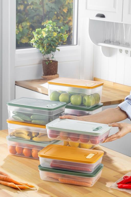 Tupper Model - Vakumlu - Mikrodaa Buzluk Saklama Kabı 5LT