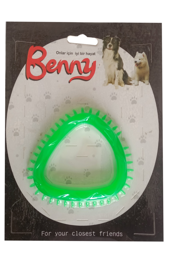 Benny Köpek Oyuncağı Üçgen 8 x 8.5 cm Yeşil