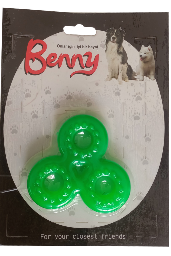 Benny Köpek Oyuncağı Üçlü H 9 x 9 cm Yeşil