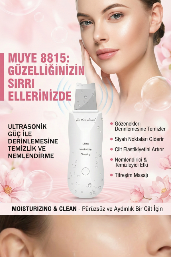 Ultrasonik Spatula Yüz  Siyah Nokta Temizleme