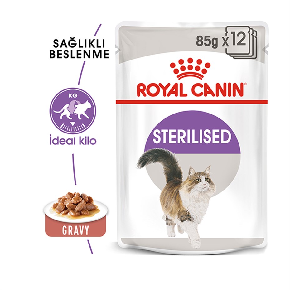 Sos İçinde Kısırlaştırılmış Yetişkin Kedi Konservesi 85gr - Görsel 3
