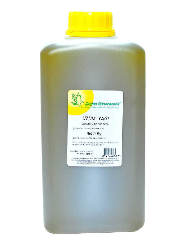 Üzüm Çekirdeği Yağı Pet Bidon 1000 Gr