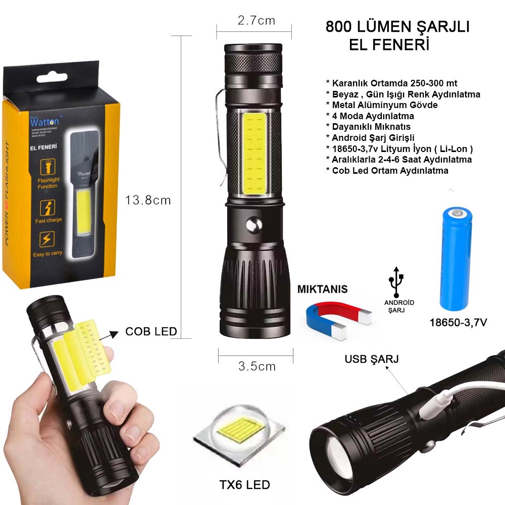 Uzun Menzilli Mıknatıslı Wt-602