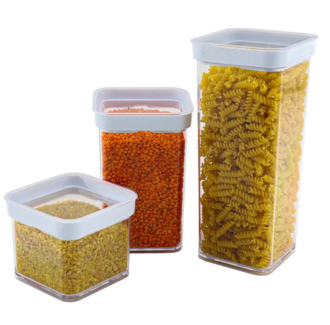 Vakumlu Kare Saklama Kabı - 0,50 Litre - Görsel 4