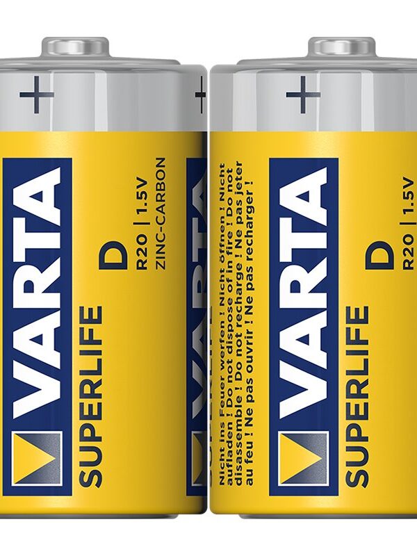 Superlife Çinko Büyük D Boy Pil 24'lü Paket