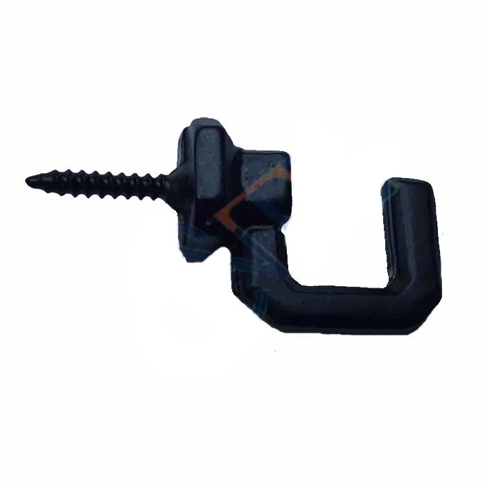 Vidalı , Askı Büyük - 15x23mm, Siyah - 100 Adet