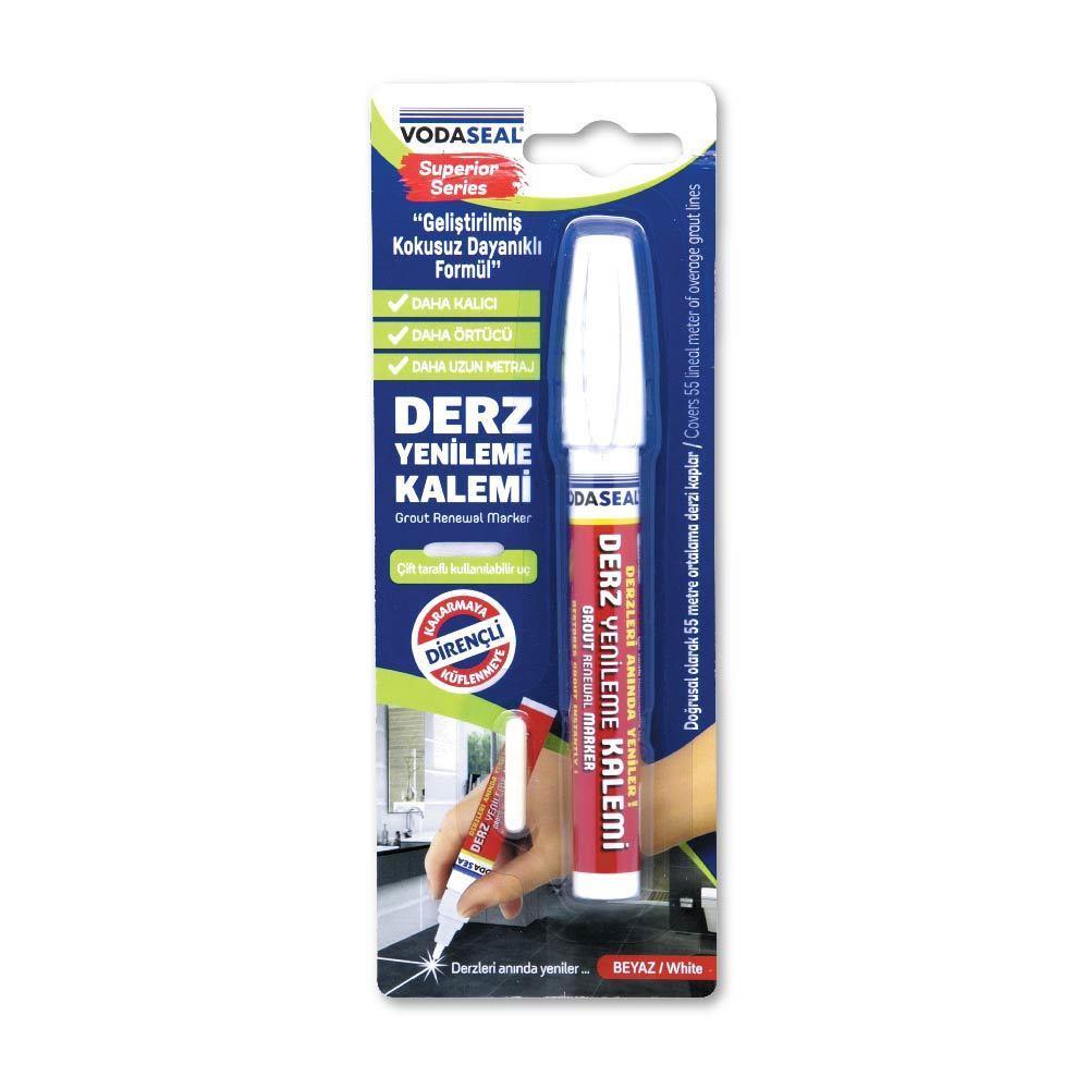 Çift Uçlu Su Bazlı Kokusuz Kalıcı Derz mi Beyaz