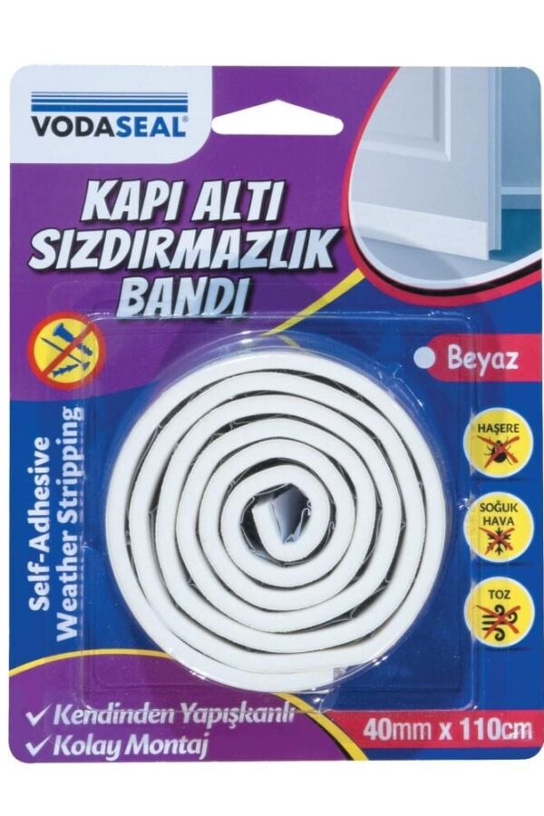 Kapı Altı Sızdırmazlık Bı 40 mm 110 cm Beyaz