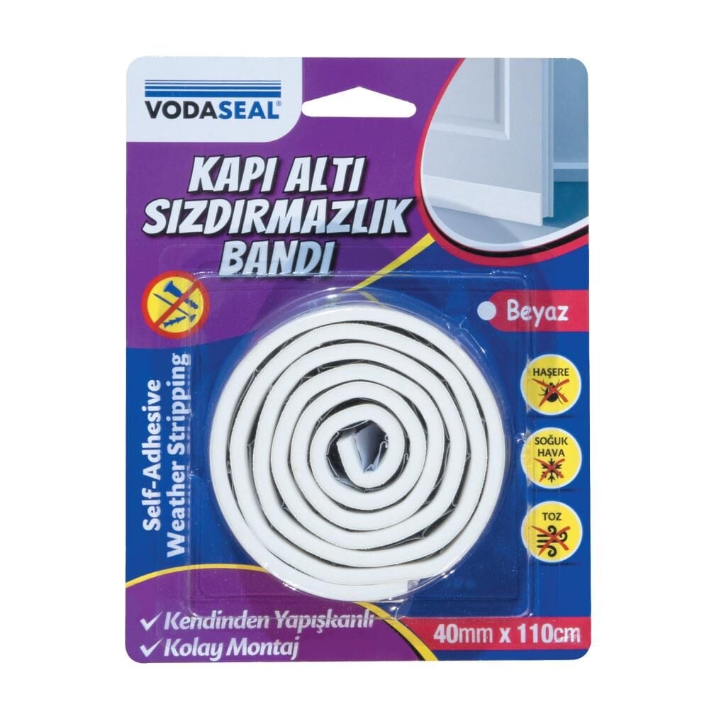 Kapı Altı Sızdırmazlık Bı 40 mm 110 cm Beyaz