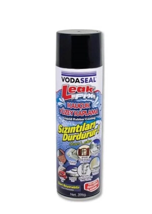 Leak Fix Kauçuk İzolasyon Spreyi 396 gr Siyah