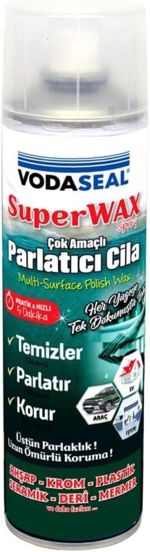 Süper Wax Çok Amaçlı Parlatıcı Cila 500 ml