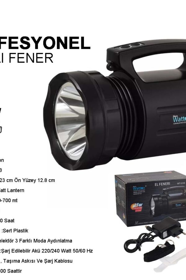 Wt-018 Profesyonel Büyük cı Feneri