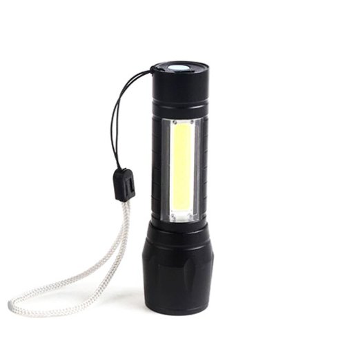 Cep Feneri Mini Çok Güçlü Şarjli  LED Fener ( XPE + COB LED )