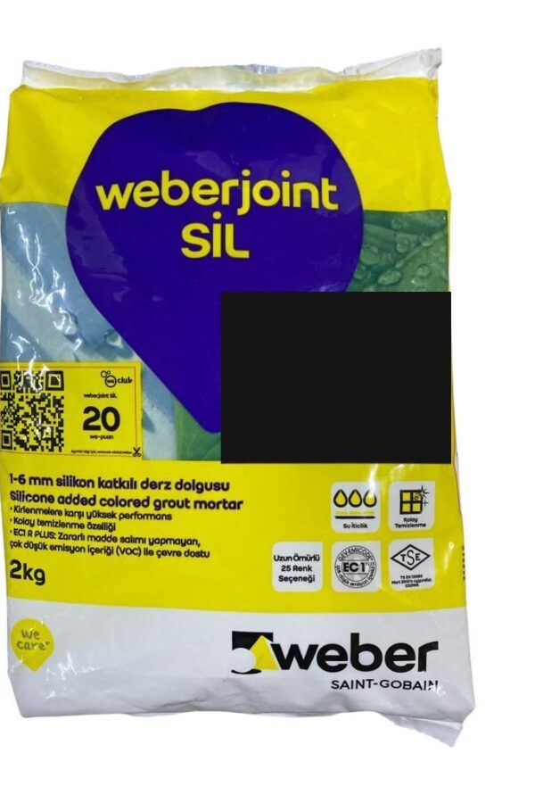 Weber Joint Sil 413 Siyah Derz Dou 2 Kg