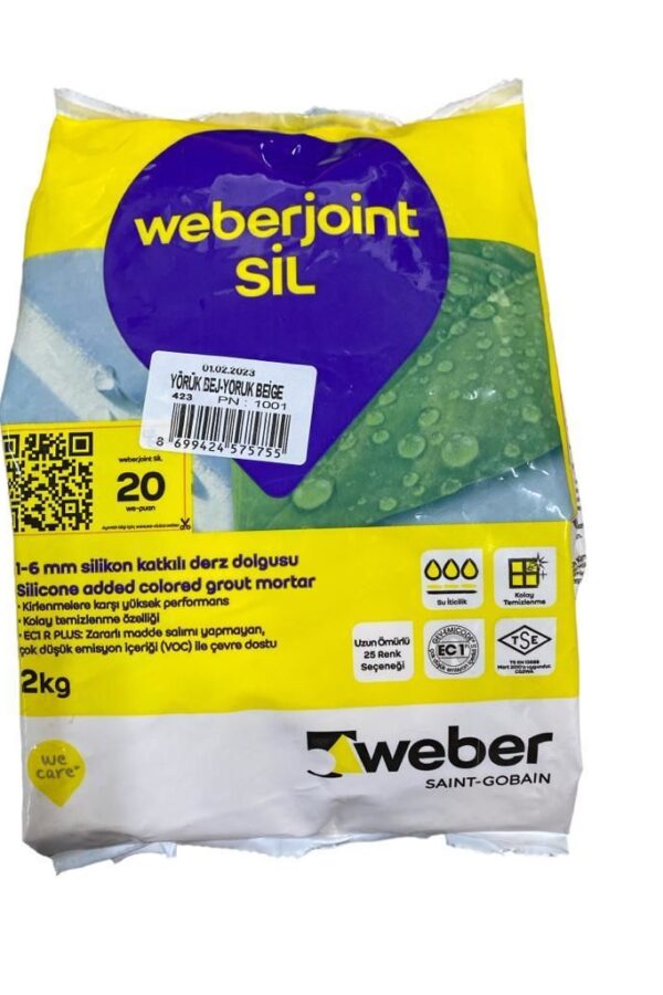 Weber Joint Sil 423 Yörük Bej Derz Dou 2 Kg