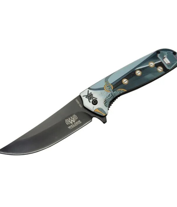 Welder  Çakı 22 cm Yarı Otomatik , Kemerlikli