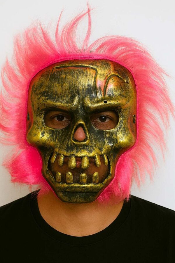Wild Skull - Bakır Kafatası Pembe lı İskelet