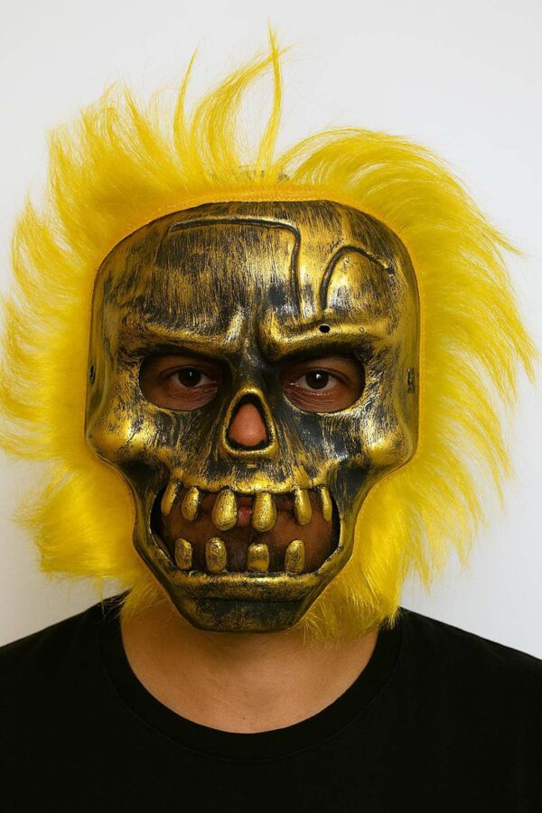 Wild Skull - Bakır Kafatası Sarı lı İskelet