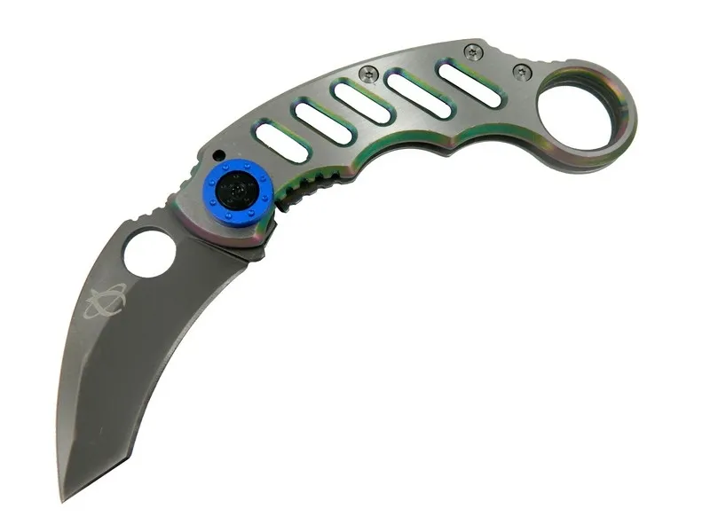 X05BL Karambit 17 cm - Metal Saplı, Manuel