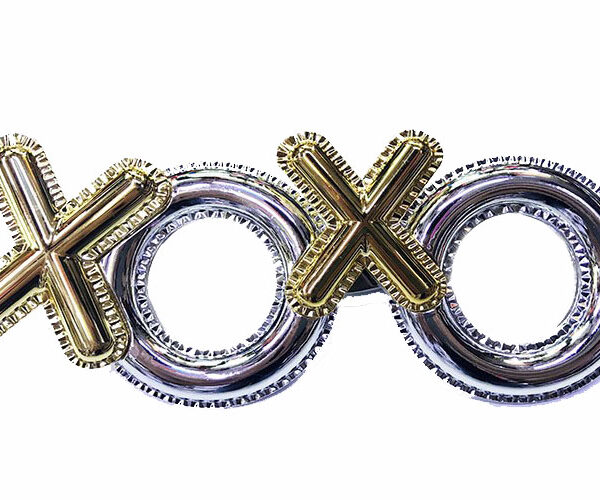 Renk Xoxo Yazılı Parti Gözlüğü 17x7 cm