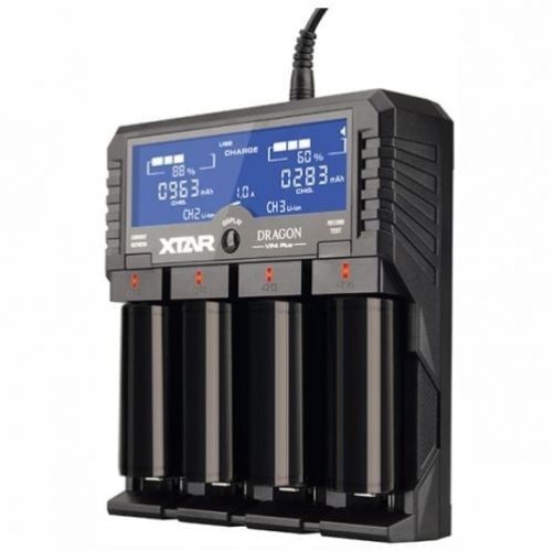 Xtar DRAGON VP4 PLUS Li-ion / NI-CD / NI-MH Pil Şarj