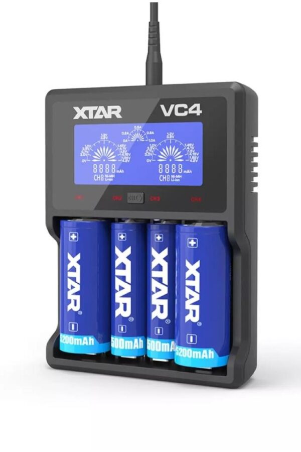 Xtar VC4 Dörtlü Li-ion / NI-CD / NI-MH Pil Şarj
