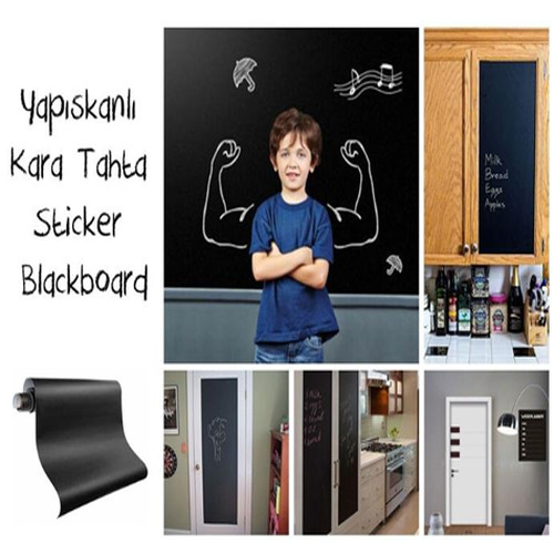 Yapışkanlı Kara Tahta-Yazı Tahtası: Blackboard