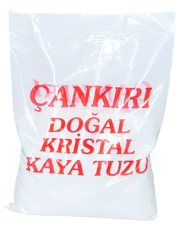 Yemeklik Doğal Kristal Kaya Tuzu Öğütülmüş Çankırı Beyaz 1000 Gr