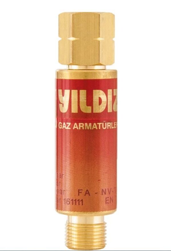 Yıldız 1130 Alev Emniyet Valfi Basınç Düşürücü İçin Yanıcı Gaz