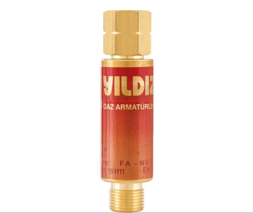 Yıldız 1130 Alev Emniyet Valfi Basınç Düşürücü İçin Yanıcı Gaz