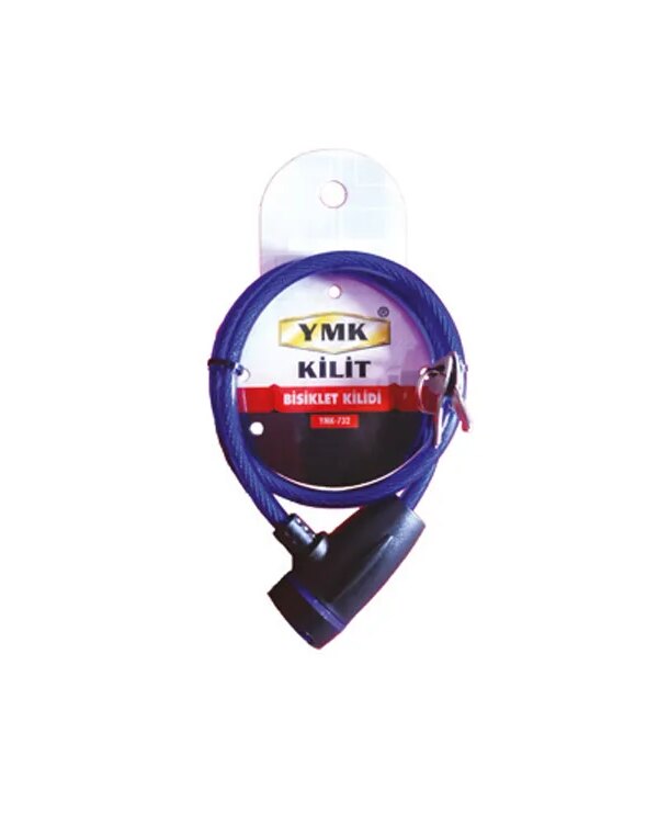 Y Eko Çelik Halatlı, İzoleli Bisiklet Kilidi - 8mm, 65 cm