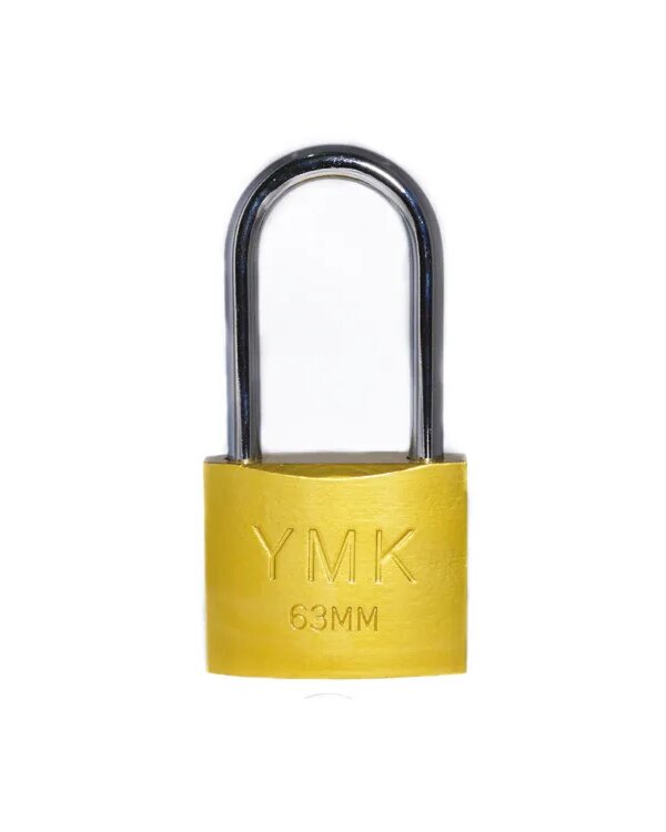 Y Eko Sarı Boyalı Uzun lı Asma Kilit 63mm