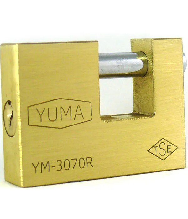 Yuma Kayar Milli Pirinç Asma Kilit 79 mm - Yeni Tip