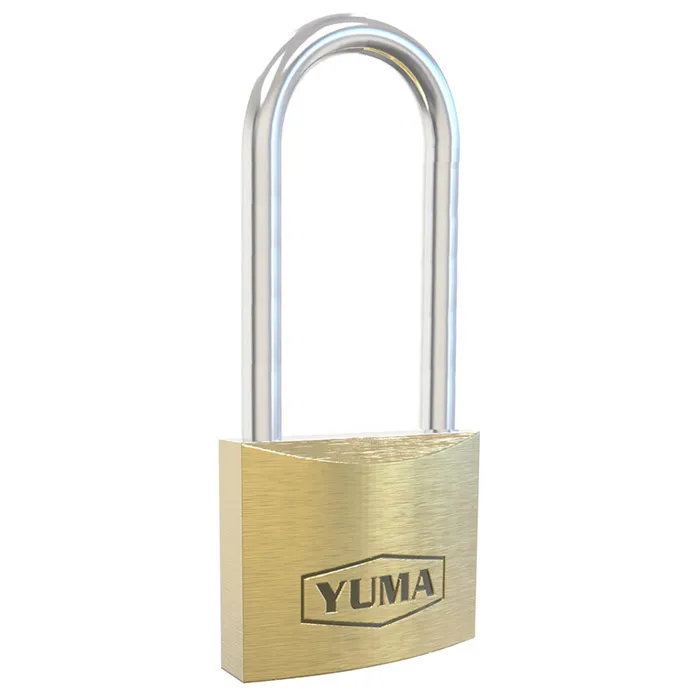 Yuma Türk Malı Pirinç Uzun lı Asma Kilit 60 mm