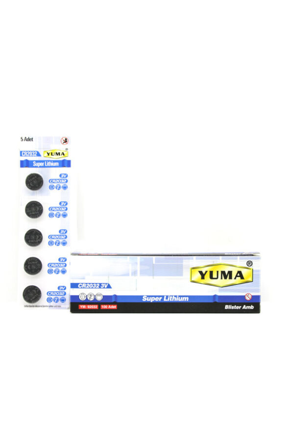 YM-9 CR-2032 PARA PİL LİTYUM 3V 5Lİ KART