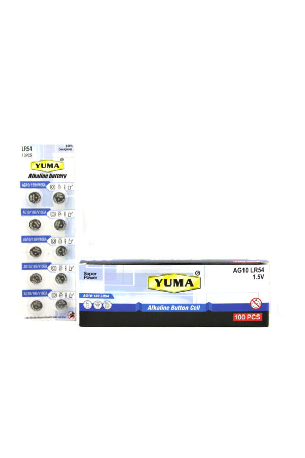 YM-9 AG10 LR-54 DÜĞME PİL LİN 1.5V 10LU KART