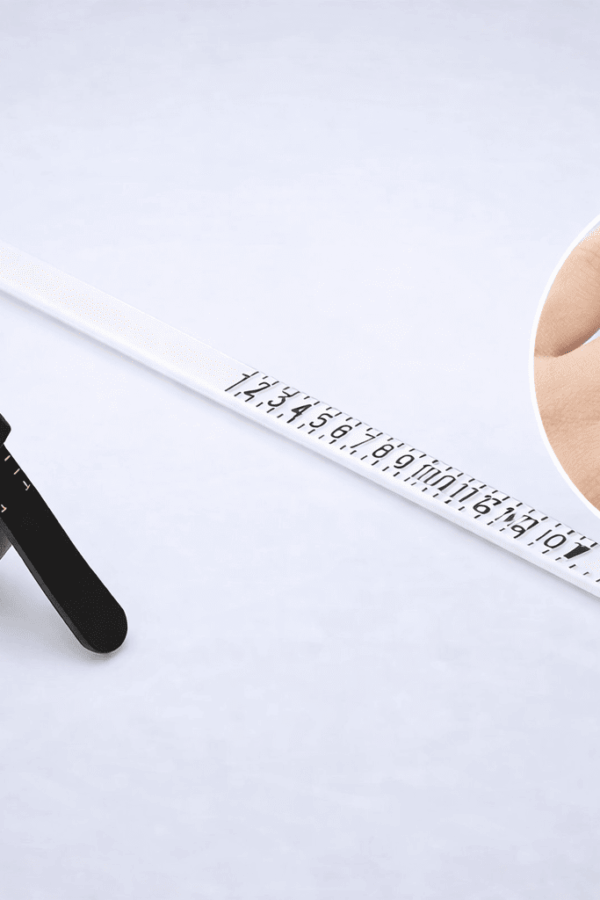 Yüzük Ölçüsü Alma Aleti Parmak Yüzük Ölçer Aparatı Ring Sizer Yüzük Ölçme Ölçü Seti - 2 Adet