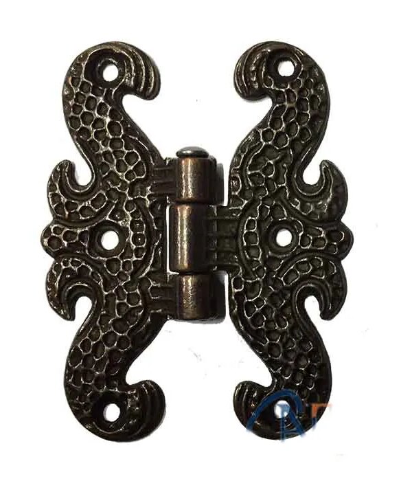 Zamak Kelebek Menteşe - Büyük, 50x67mm, Oksit, 1 Adet