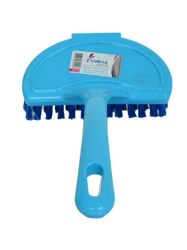 Plastik Saplı Labo ve Küvet Fırçası Karışık Renk 11 Cm