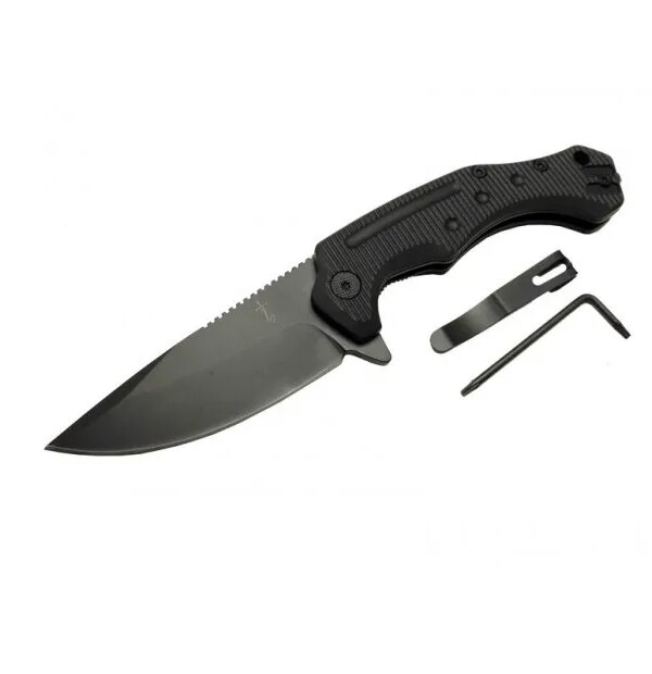 Zero Error 7-12 Black Çakı 22 cm Manuel, Kemerlikli