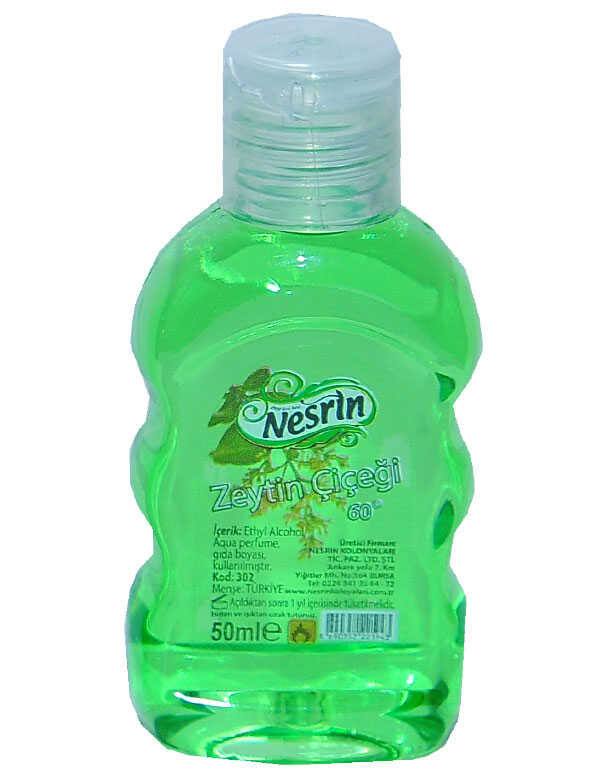 Zeytin Çiçeği Kolonyası 60 Derece Pet Şişe 50 ML