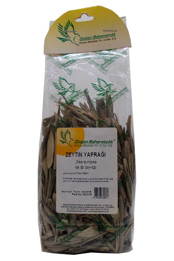 Zeytin Yaprağı Doğal 50 Gr Paket