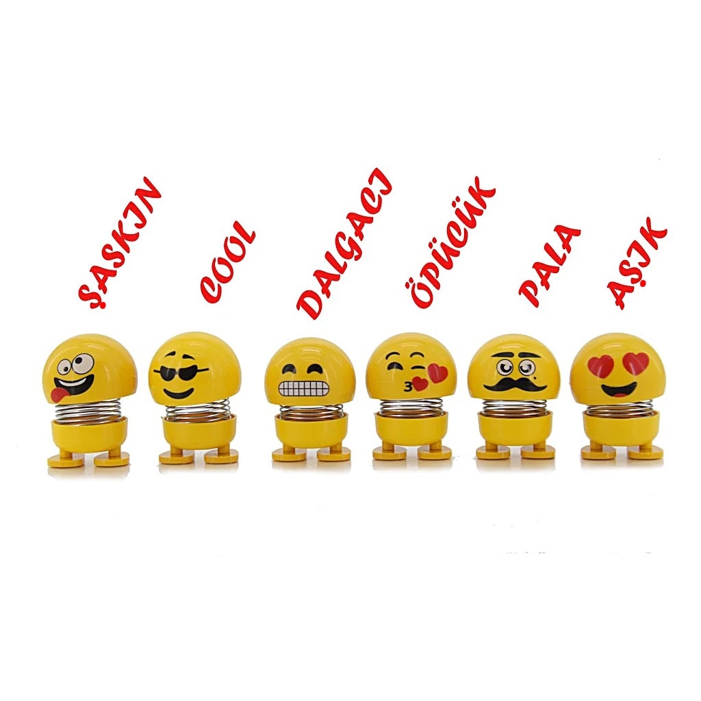Zıp Zıp Kafalar Sevimli Kafa Sallayan Emojiler Çıın Kafalar