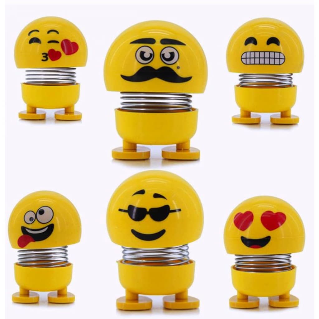 Zıp Zıp Kafalar Sevimli Kafa Sallayan Emojiler Çıın Kafalar - Görsel 2
